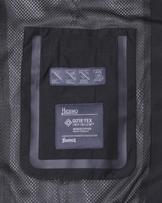 Hernoゴアテックス MA-1タイプブルゾン【Herno Laminar】14l