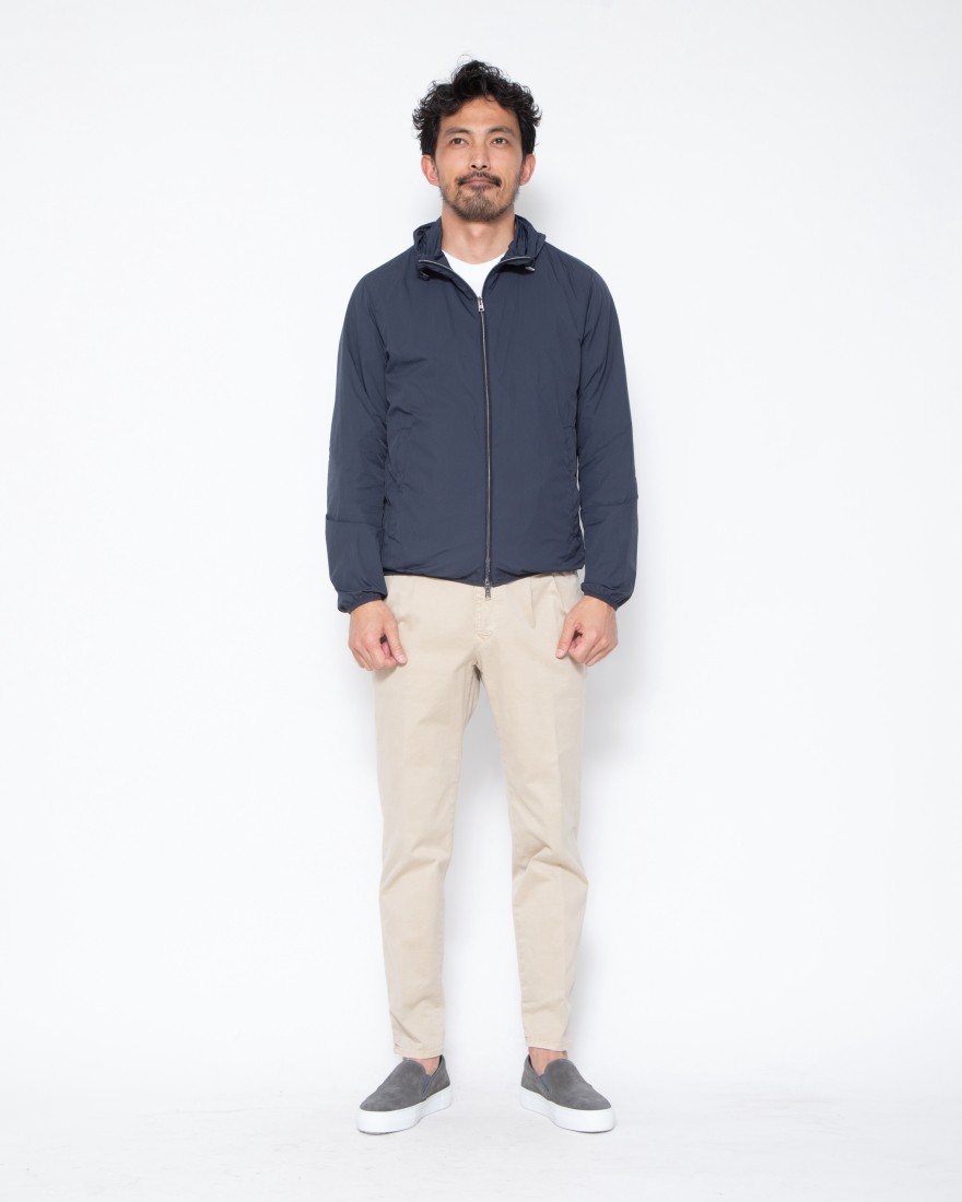 Hernoウルトラライトナイロン パッカブルフーデッドブルゾン【Herno】26l