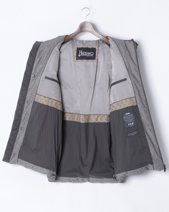 HernoPIACENZA シルクカシミヤ ダウンコート12l