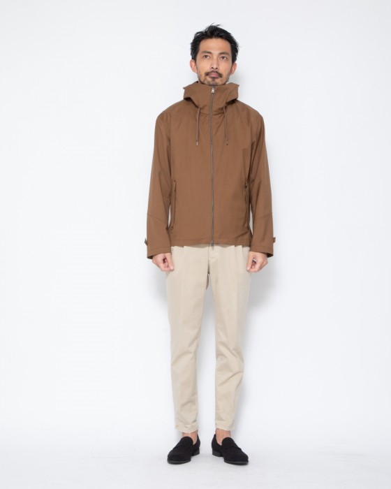 Hernoストームシステムウール フーデッドブルゾン【Herno】27l
