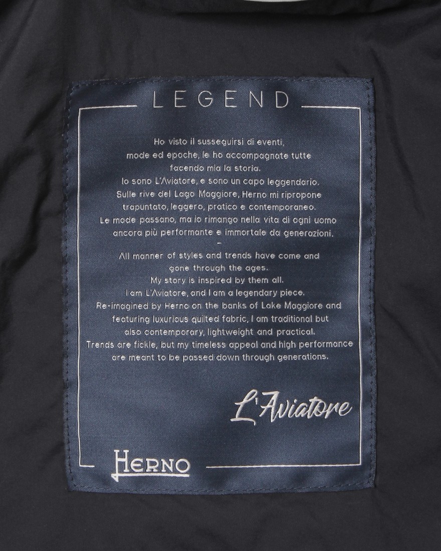 BEAMS F（ビームスF）HERNO / LEGEND ダウン シャツブルゾン
