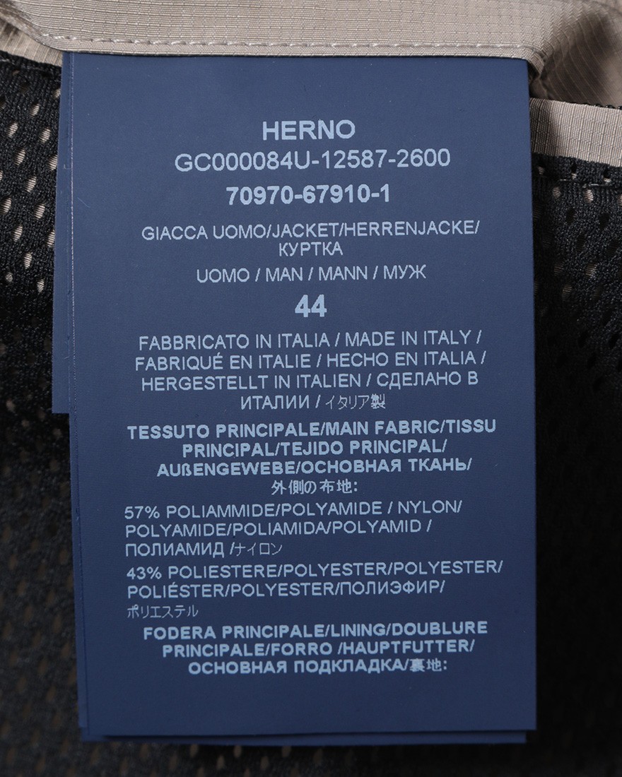 Herno撥水フィールドジャケット【Herno】25l