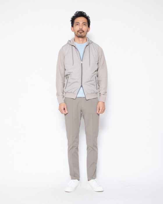 Herno異素材コンビ フーデッドブルゾン【Herno】21l