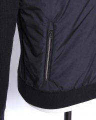 Herno異素材コンビ フーデッドブルゾン【Herno】mb_06l