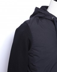 Herno異素材コンビ フーデッドブルゾン【Herno】mb_08l