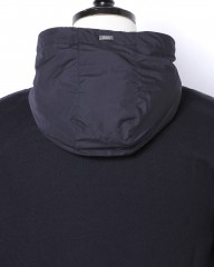 Herno異素材コンビ フーデッドブルゾン【Herno】mb_10l