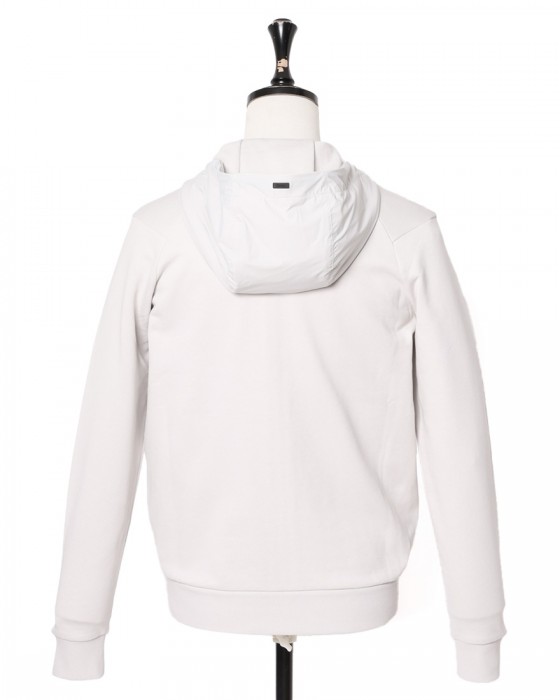 Hernoナイロン切替 ジップアップ スウェットパーカー【FUNCTIONAL WARDROBE】04l