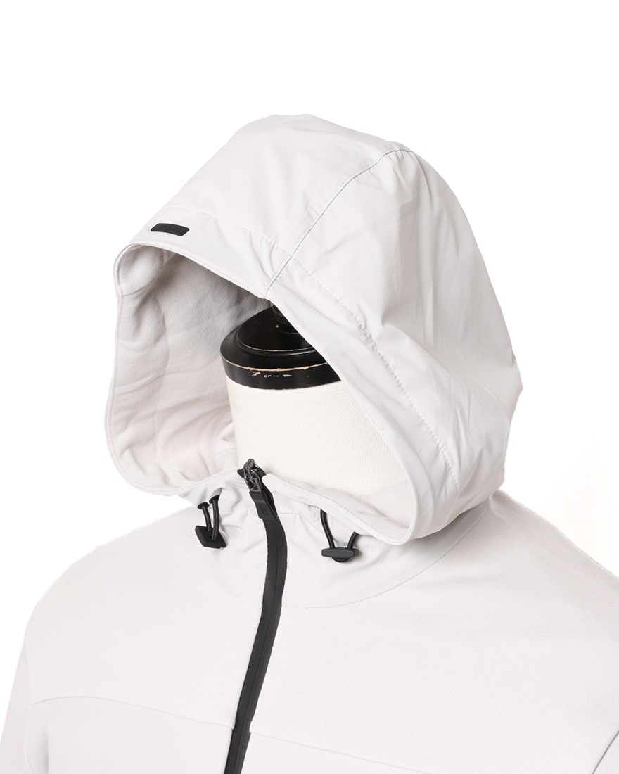 Hernoナイロン切替 ジップアップ スウェットパーカー【FUNCTIONAL WARDROBE】14l