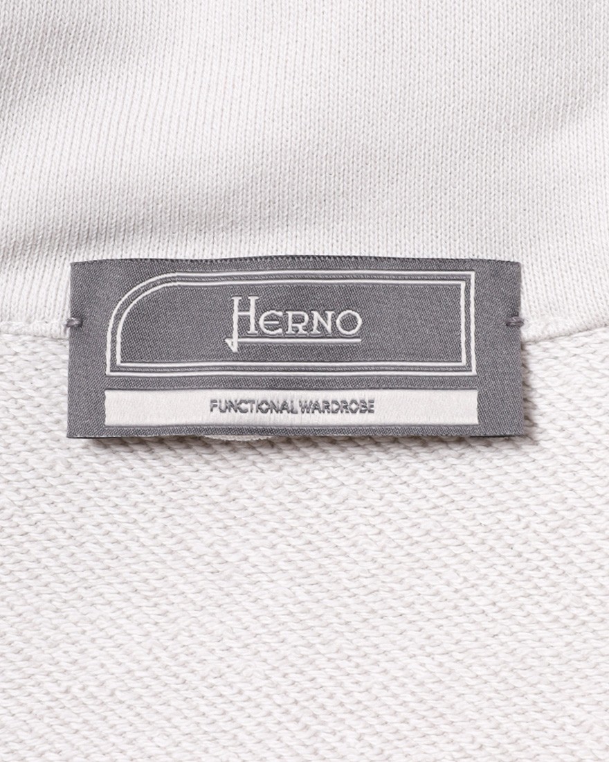 Hernoナイロン切替 ジップアップ スウェットパーカー【FUNCTIONAL WARDROBE】19l