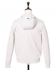 Hernoナイロン切替 ジップアップ スウェットパーカー【FUNCTIONAL WARDROBE】mb_04l