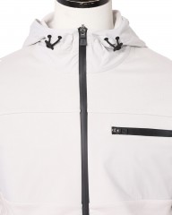 Hernoナイロン切替 ジップアップ スウェットパーカー【FUNCTIONAL WARDROBE】mb_06l