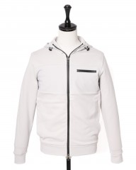 Hernoナイロン切替 ジップアップ スウェットパーカー【FUNCTIONAL WARDROBE】mb_c0