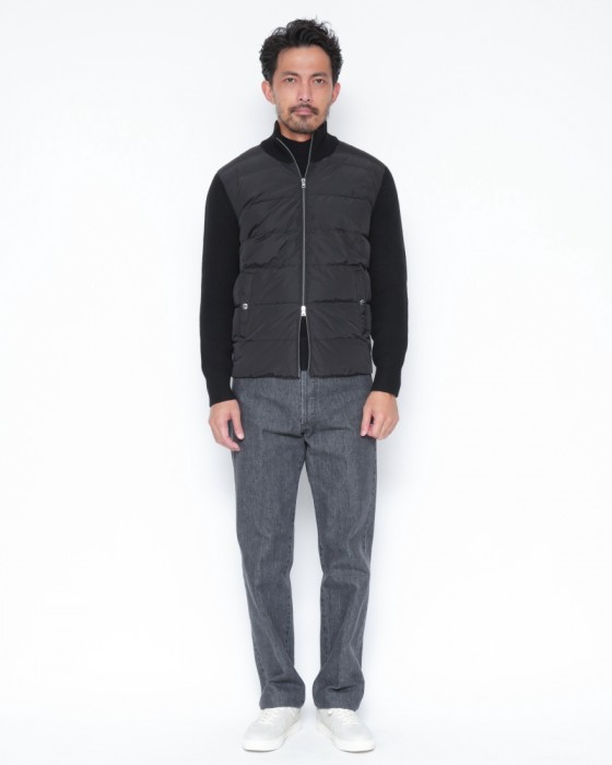 Hernoニットコンビ ダウンジャケット【Herno】01l