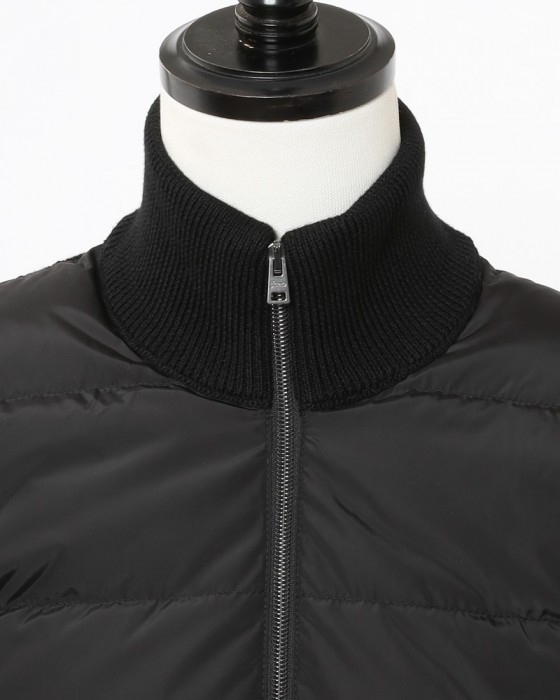 Hernoニットコンビ ダウンジャケット【Herno】06l