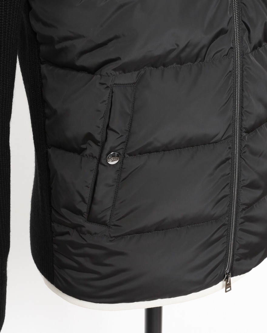 Hernoニットコンビ ダウンジャケット【Herno】07l