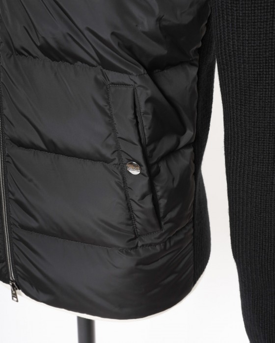 Hernoニットコンビ ダウンジャケット【Herno】08l