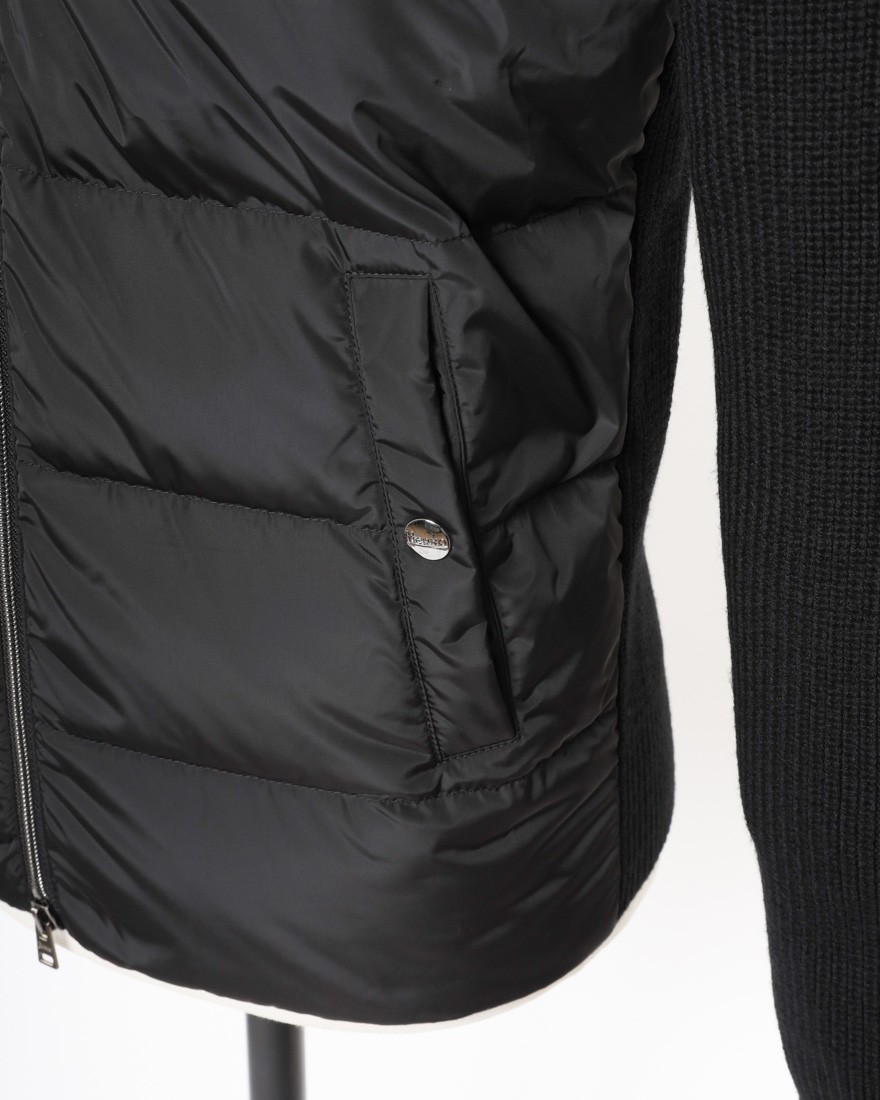 Hernoニットコンビ ダウンジャケット【Herno】08l