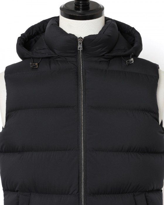 Hernoフーデッド ダウンベスト【Herno】06l