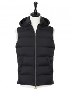 フーデッド ダウンベスト【Herno】