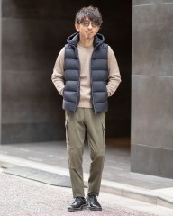 Hernoフーデッド ダウンベスト【Herno】mb_ma