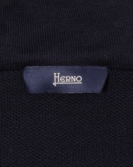Herno異素材コンビ フーデッドニットブルゾン【Herno】mb_13l