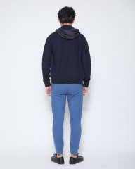 Herno異素材コンビ フーデッドニットブルゾン【Herno】mb_23l