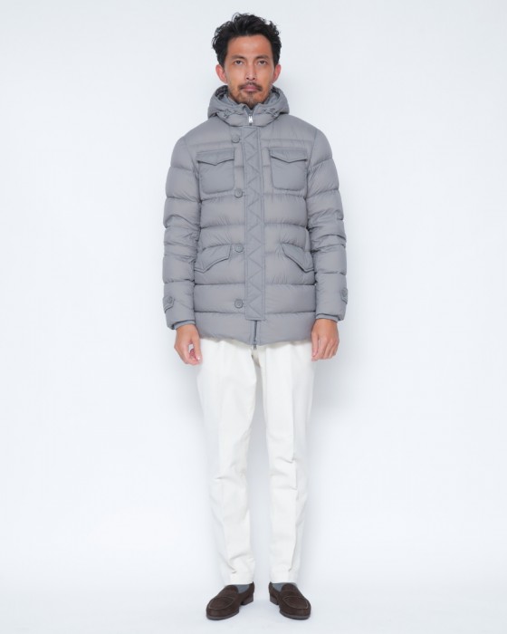 Hernoミリタリーフードダウンジャケット【Herno Legend】01l