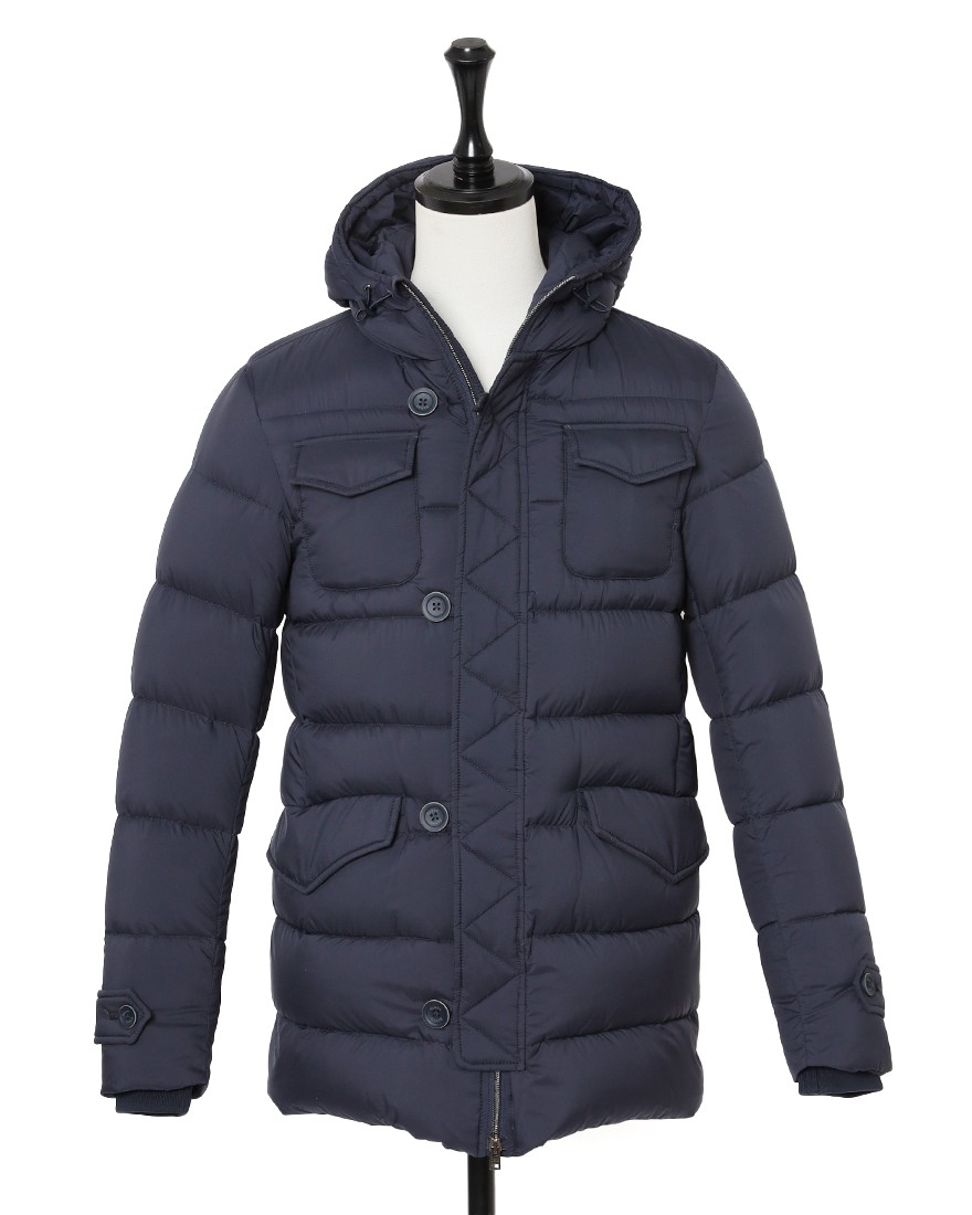 Hernoミリタリーフードダウンジャケット【Herno Legend】c0