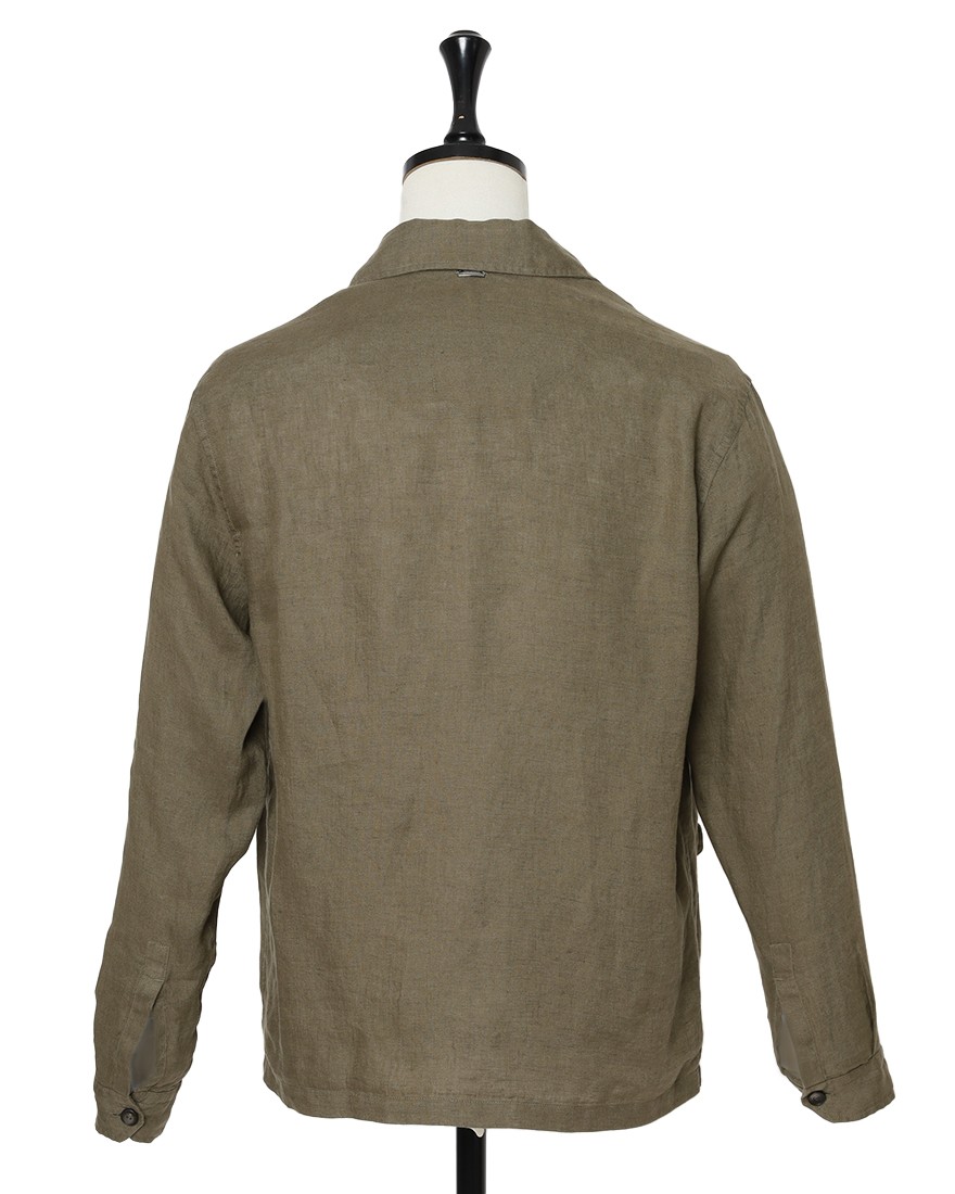 Hernoリネン サファリジャケット【Herno】04l