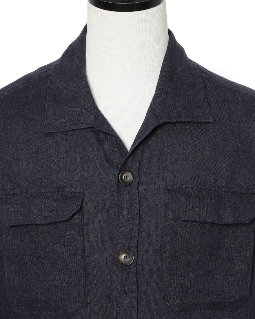 Hernoリネン サファリジャケット【Herno】06l