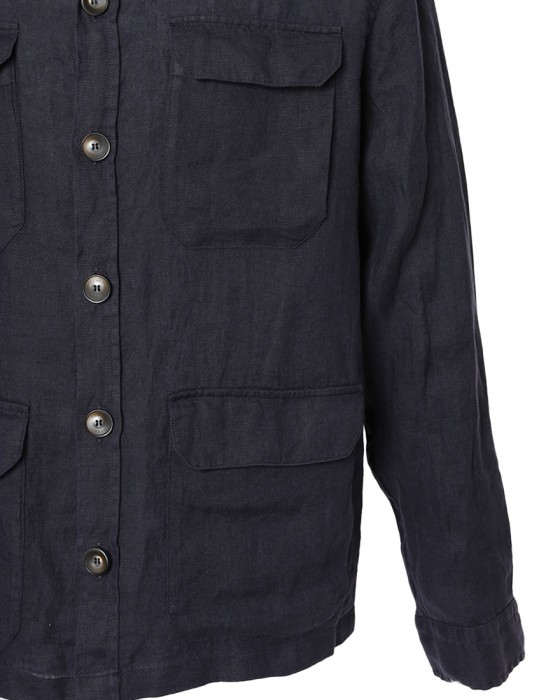 Hernoリネン サファリジャケット【Herno】08l