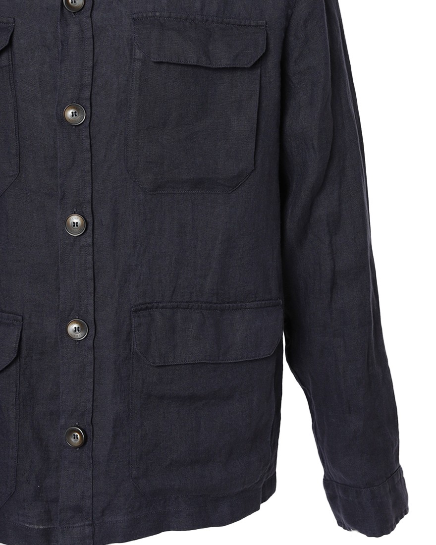 Hernoリネン サファリジャケット【Herno】08l