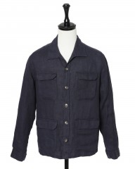 Hernoリネン サファリジャケット【Herno】mb_c1