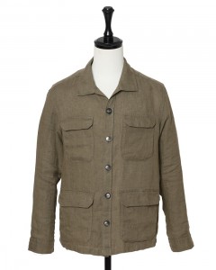 リネン サファリジャケット【Herno】