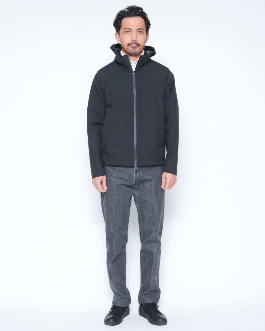 Herno撥水 フーデッド ブルゾン【FUNCTIONAL WARDROBE】01l