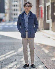 Hernoウルトラライトナイロン M-65ブルゾン【Herno】mb_ma