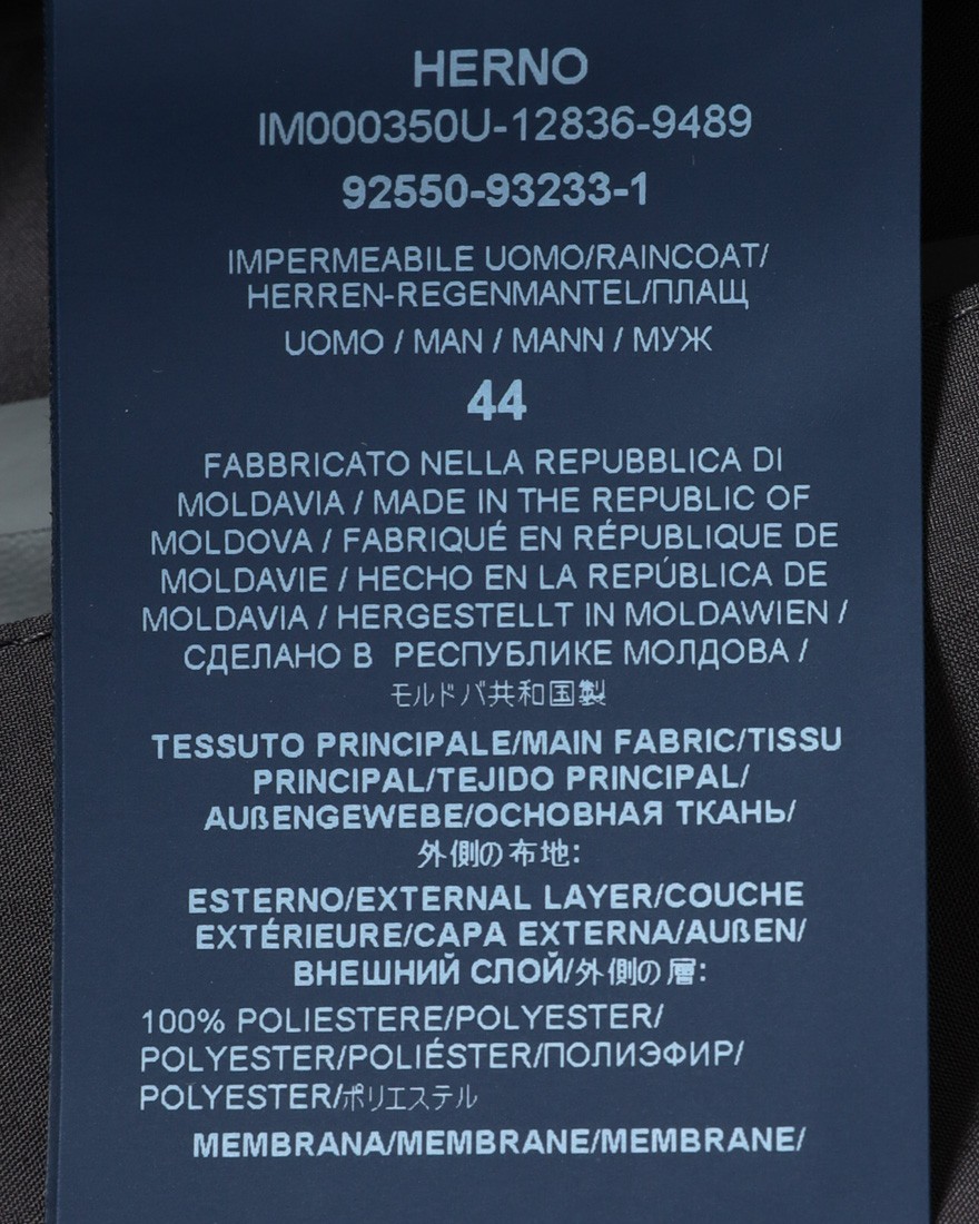 Herno撥水 ステンカラーコート【FUNCTIONAL WARDROBE】24l