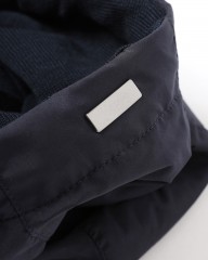 Herno異素材コンビ フーデッドニットブルゾン【Herno】mb_19l