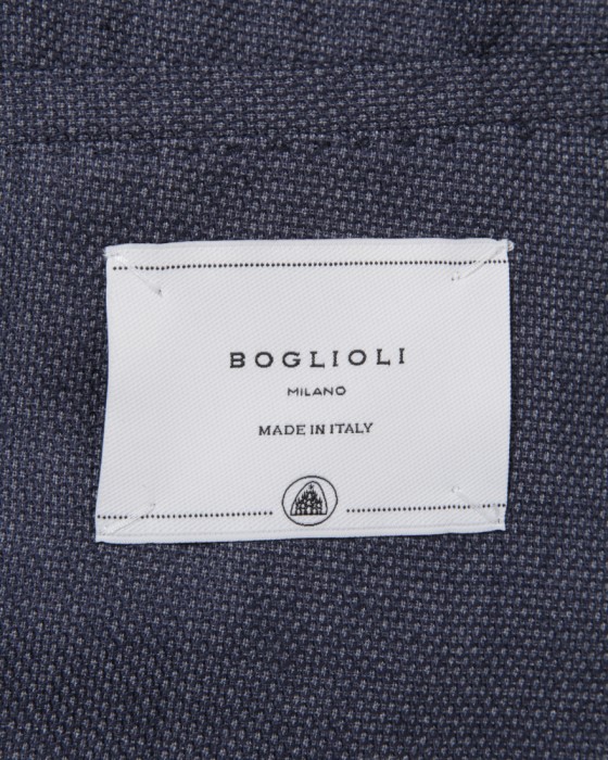 BOGLIOLIウールポリ ホップサック2Bジャケット【K-Jacket】14l