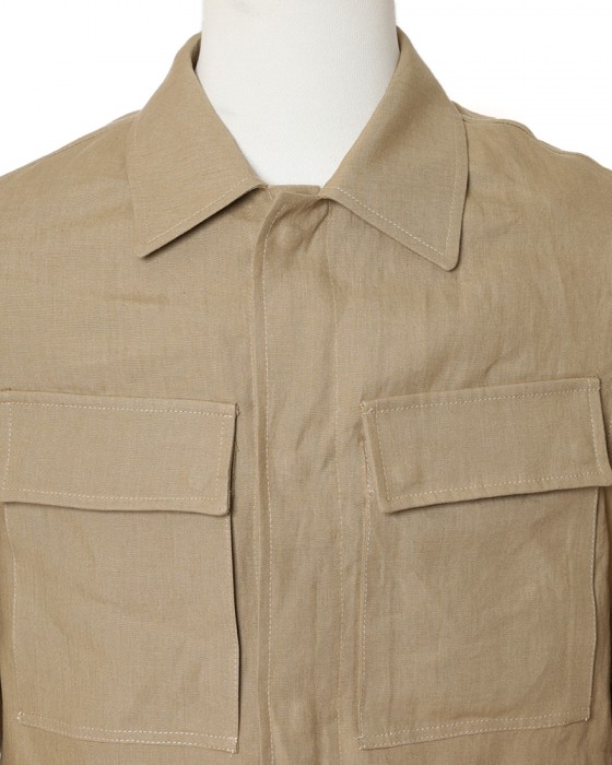 BERWICHリネン シャツジャケット【JWORKERMAN】05l