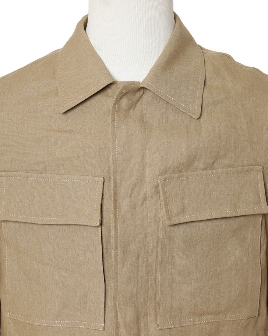 BERWICHリネン シャツジャケット【JWORKERMAN】05l