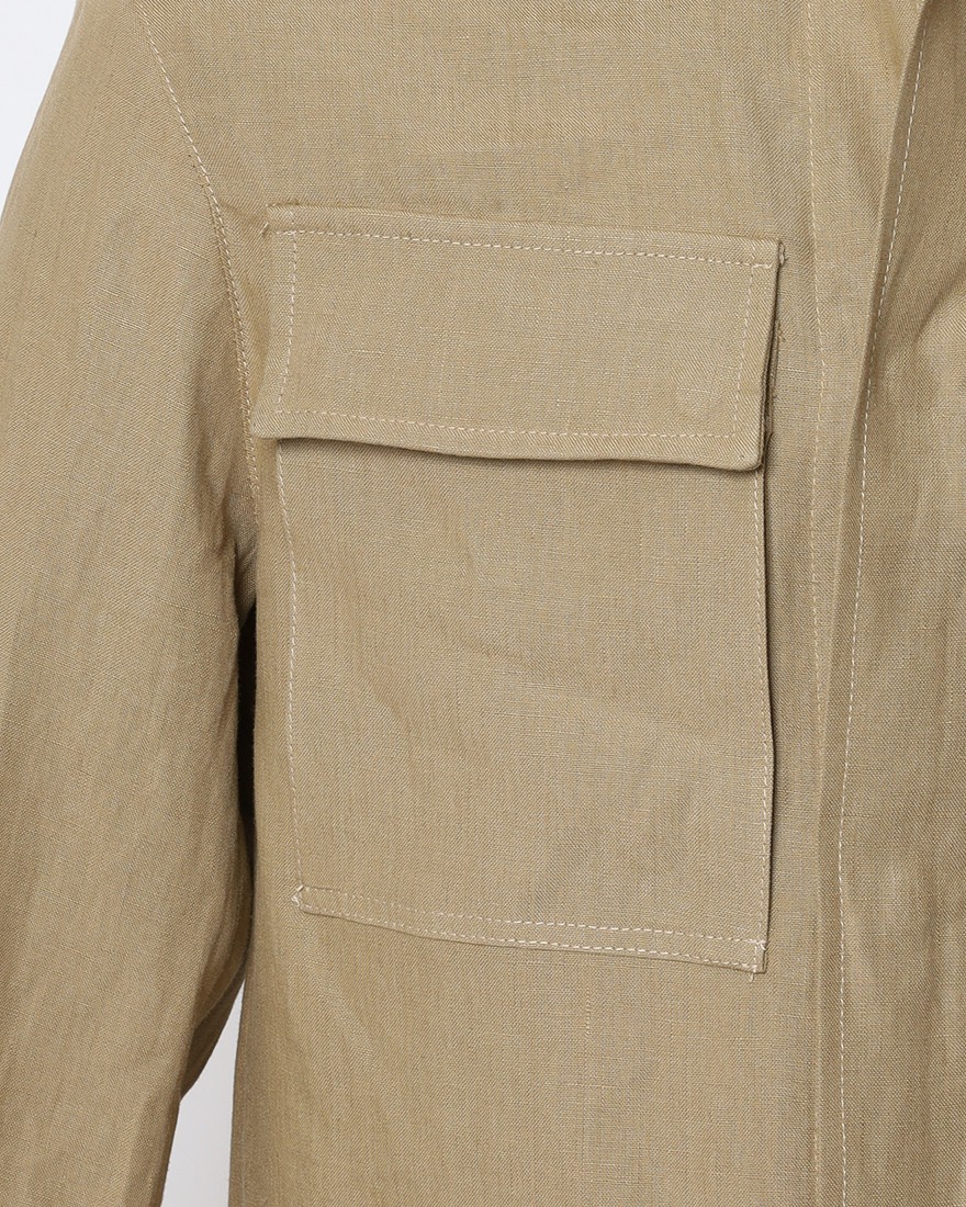 BERWICHリネン シャツジャケット【JWORKERMAN】06l