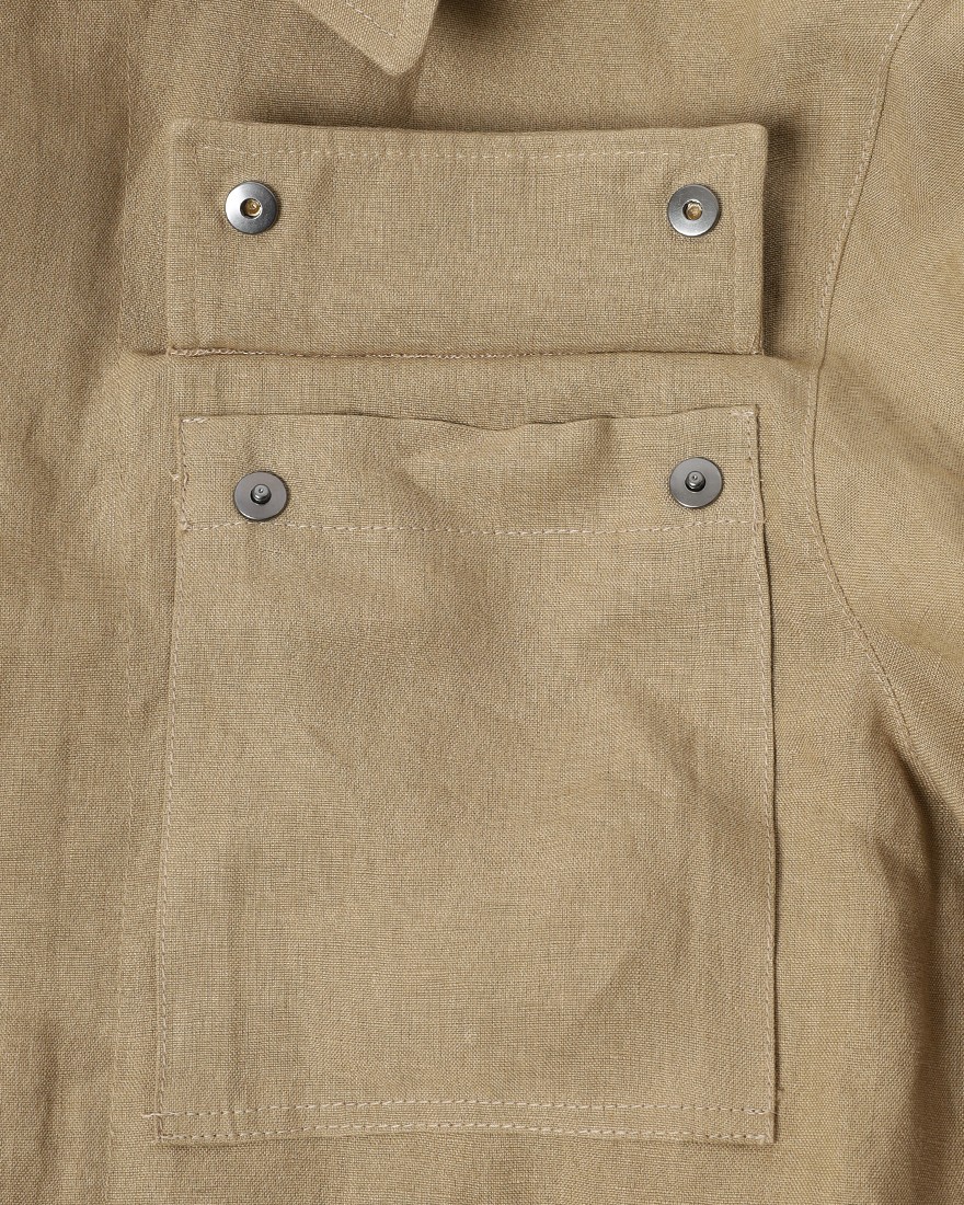 BERWICHリネン シャツジャケット【JWORKERMAN】15l