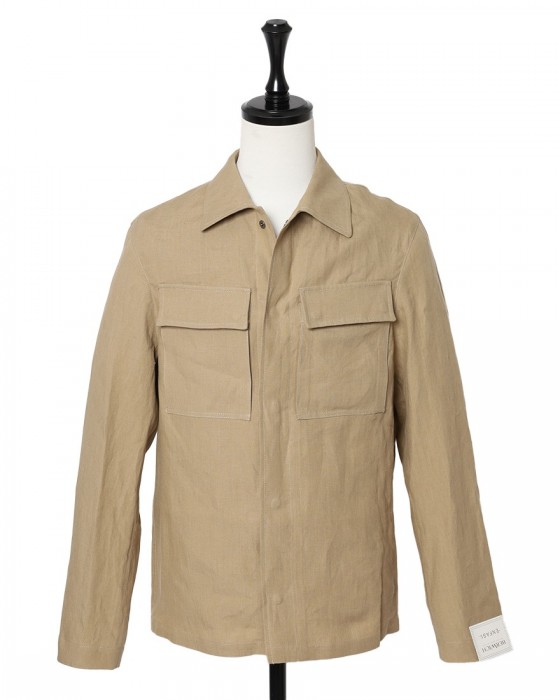 BERWICHリネン シャツジャケット【JWORKERMAN】ma