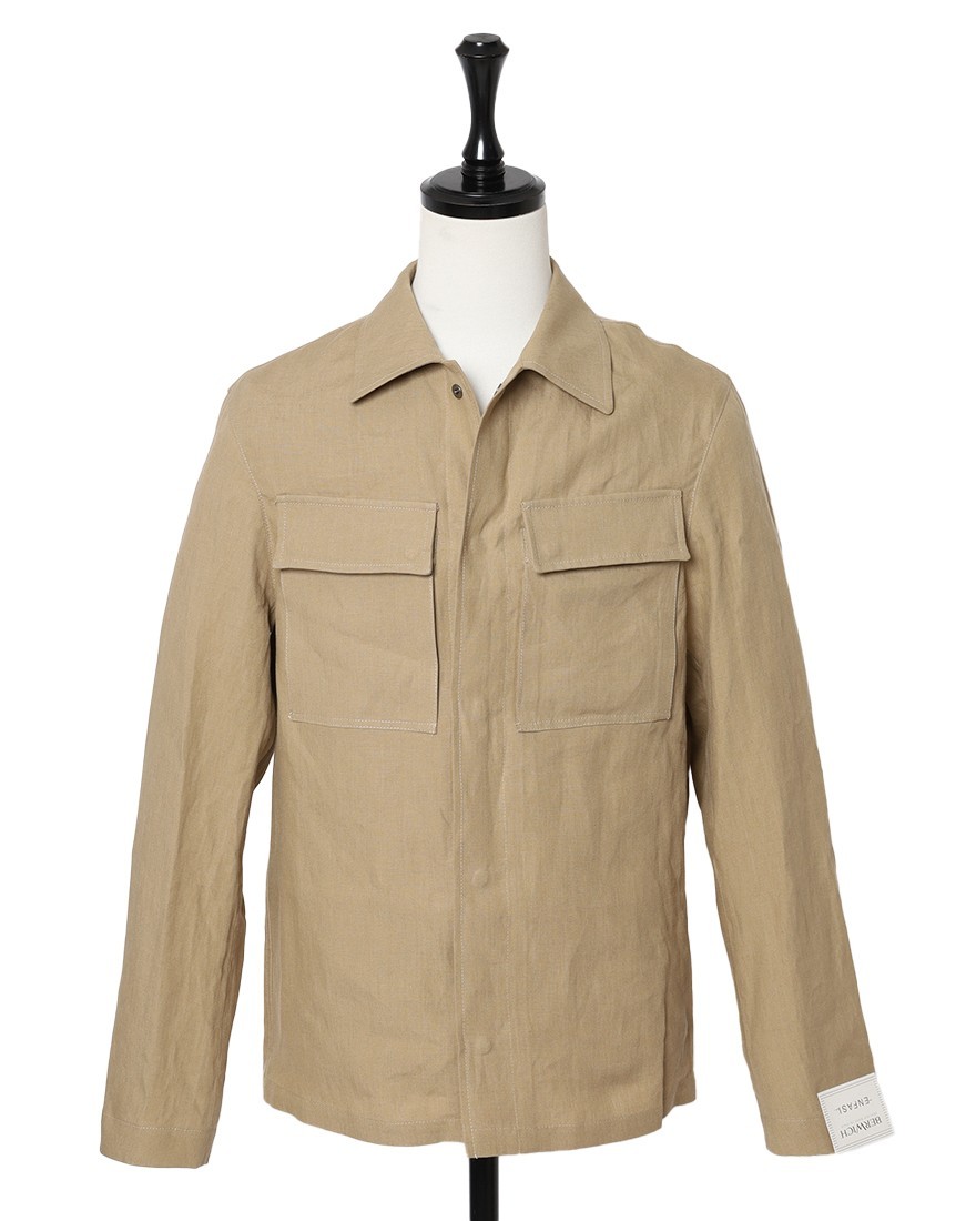 BERWICHリネン シャツジャケット【JWORKERMAN】ma