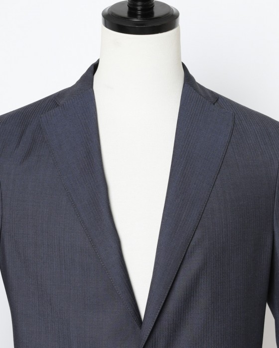 BOGLIOLIヘリンボーンストライプ ウール2Bジャケット【EMPTY/エンプティ】05l