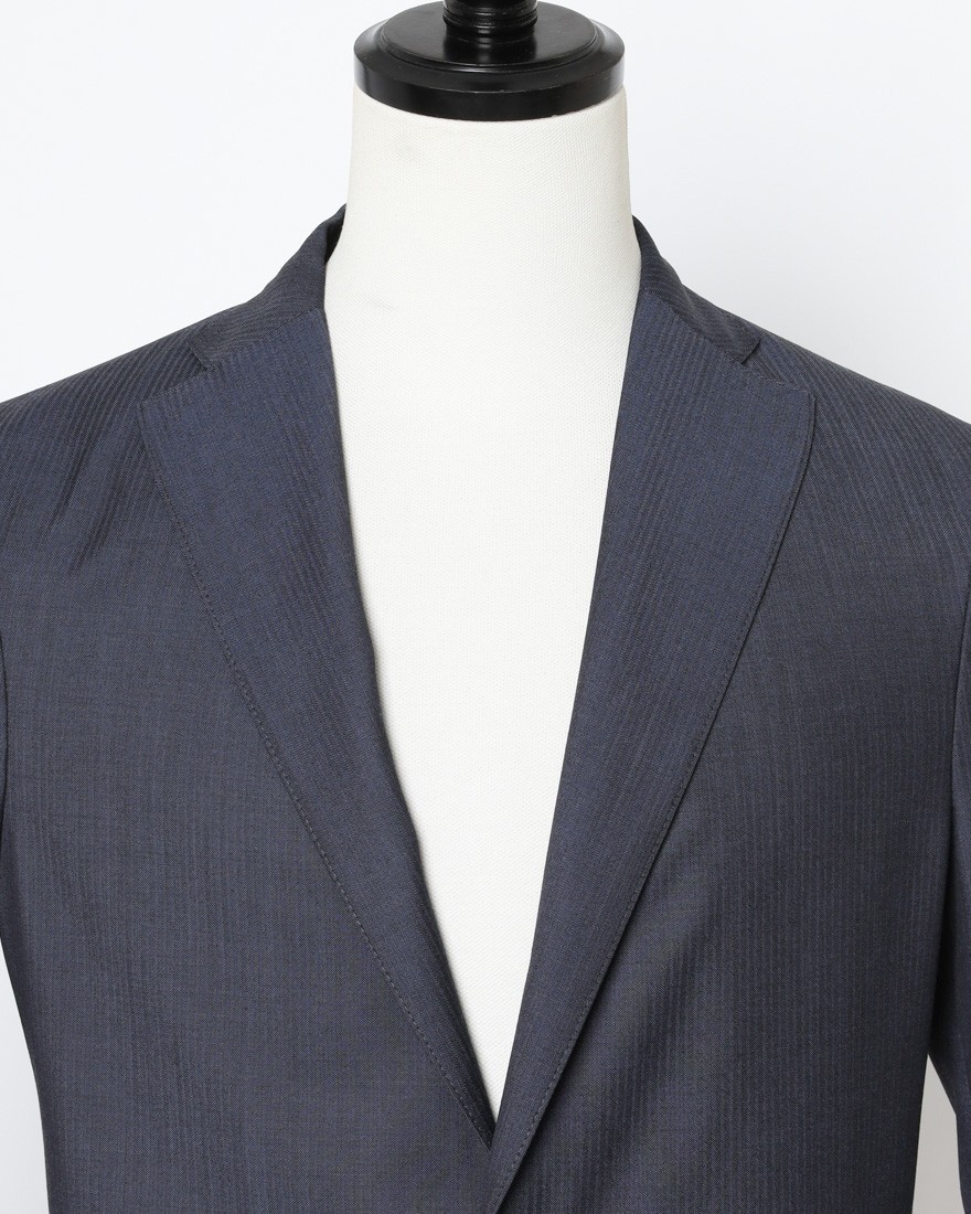 BOGLIOLIヘリンボーンストライプ ウール2Bジャケット【EMPTY/エンプティ】05l