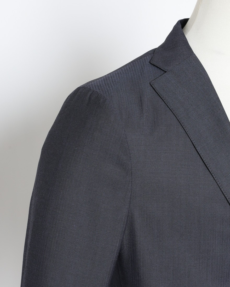 BOGLIOLIヘリンボーンストライプ ウール2Bジャケット【EMPTY/エンプティ】09l