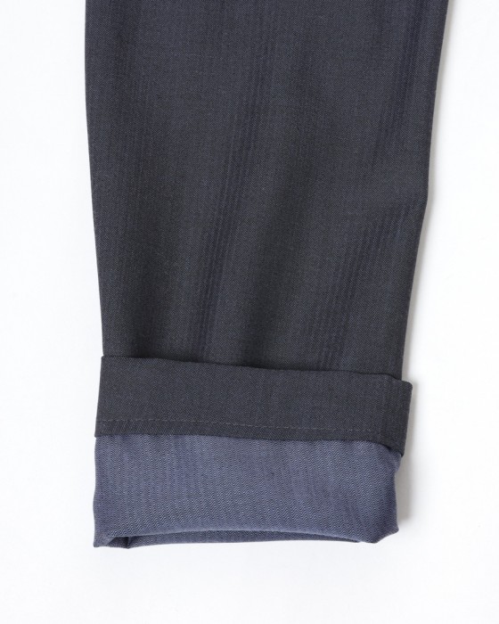 BOGLIOLIヘリンボーンストライプ ウール2Bジャケット【EMPTY/エンプティ】18l