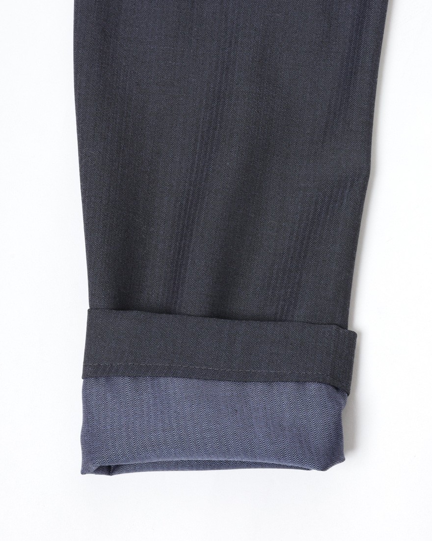 BOGLIOLIヘリンボーンストライプ ウール2Bジャケット【EMPTY/エンプティ】18l